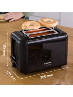 Bosch Design Line Toaster Black -Appliance Pro VKNYK SQ3 0000000099 N A SLd1