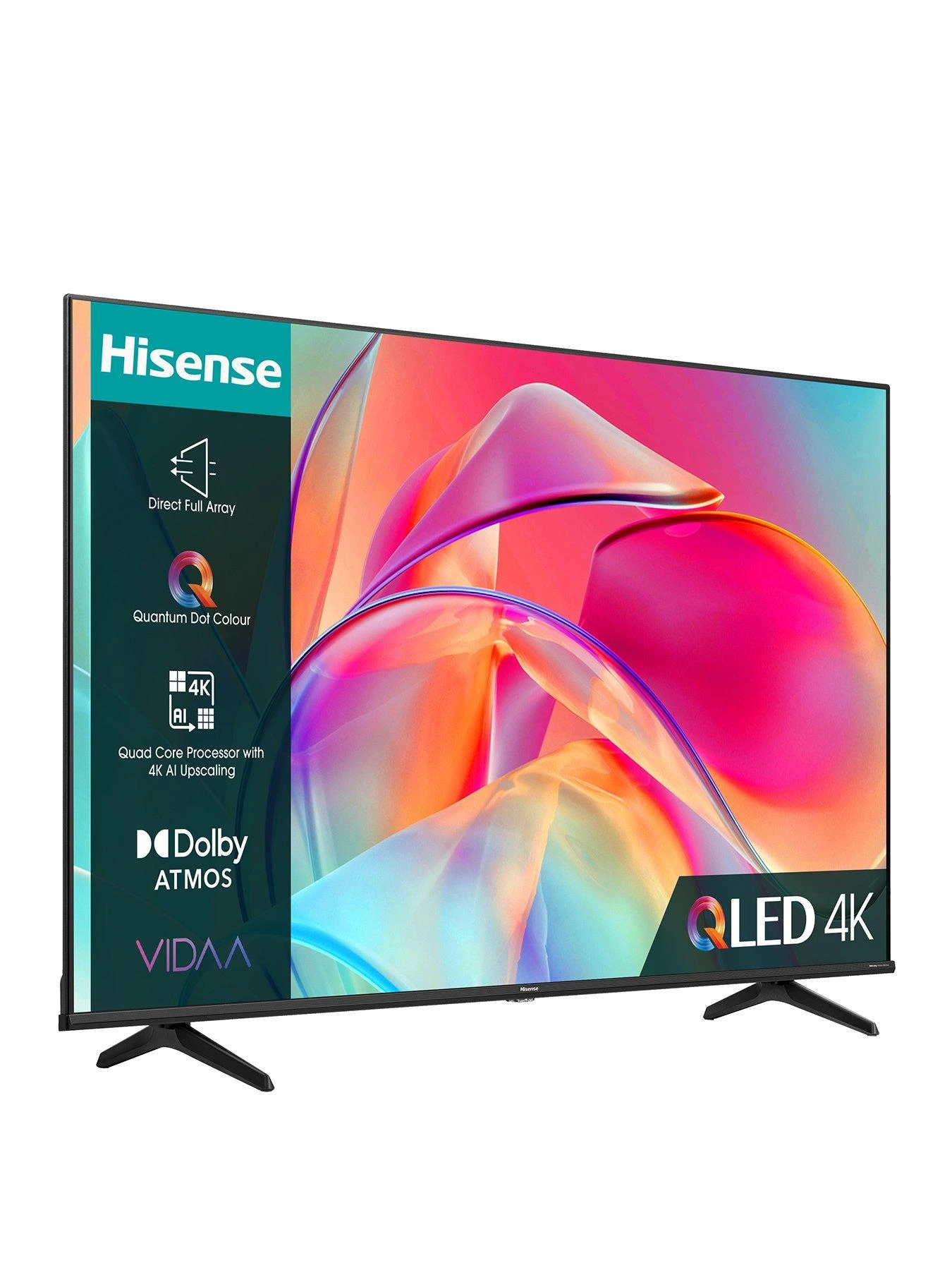 Hisense 43E7KQTUK, 43 Inch, QLED, 4K Ultra HD, Smart TV 4 Hisense 43E7KQTUK, 43 Inch, QLED, 4K Ultra HD, Smart TV - Image 2
