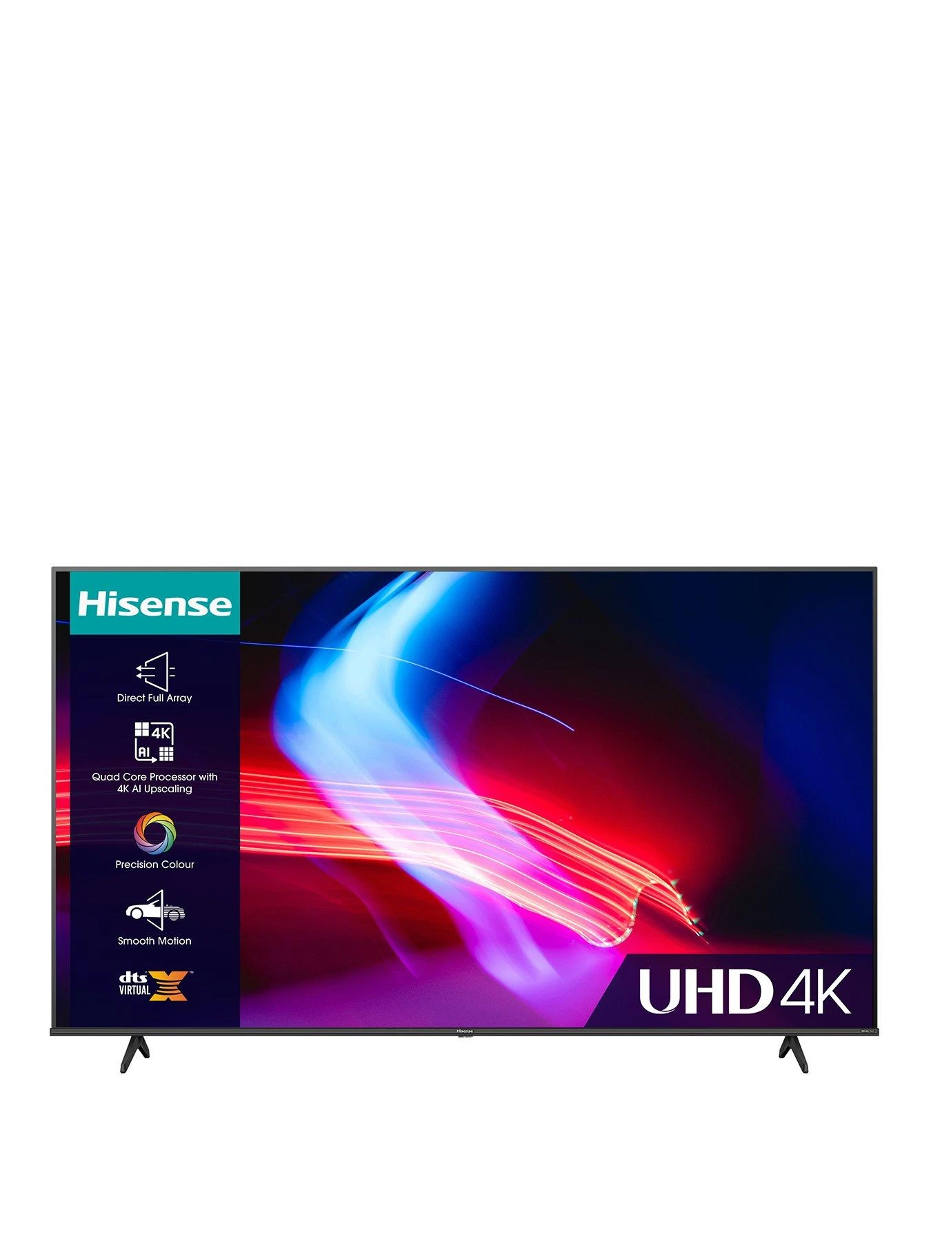 Hisense 43A6KTUK, 43 Inch, 4K Ultra HD, Smart TV 3 Hisense 43A6KTUK, 43 Inch, 4K Ultra HD, Smart TV