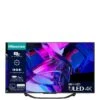 Hisense 55U7KQTUK, 55 Inch, 4K Ultra HD HDR, Mini LED, Smart TV -Appliance Pro VKT1X SQ1 0000000004 BLACK SLf
