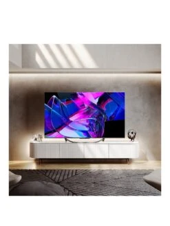 Hisense 55U7KQTUK, 55 Inch, 4K Ultra HD HDR, Mini LED, Smart TV -Appliance Pro VKT1X SQ2 0000000004 BLACK SLb