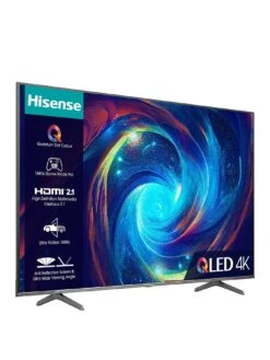 Hisense 55E7KQTUK Pro, 55 Inch, 4K Ultra HD, QLED, Smart TV 11 Hisense 55E7KQTUK Pro, 55 Inch, 4K Ultra HD, QLED, Smart TV -Appliance Pro VKT22 SQ3 0000000004 BLACK SLs