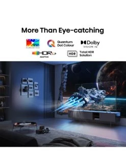 Hisense 55E7KQTUK Pro, 55 Inch, 4K Ultra HD, QLED, Smart TV 14 Hisense 55E7KQTUK Pro, 55 Inch, 4K Ultra HD, QLED, Smart TV -Appliance Pro VKT22 SQ6 0000000004 BLACK SLd2