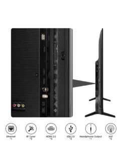 Hisense 65E7KQTUK, 65-inch, QLED, 4K Ultra HD, Smart TV -Appliance Pro VKT24 SQ5 0000000004 BLACK SLd1