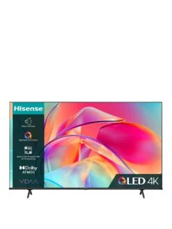 Hisense 55E7KQTUK, 55 Inch, QLED, 4K Ultra HD, Smart TV