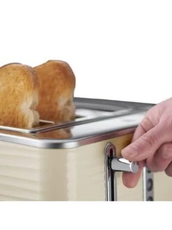 Russell Hobbs Inspire Cream Kettle & Toaster Bundle -Appliance Pro VL0KA SQ5 0000000067 CREAM SLd3