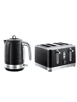 Russell Hobbs Inspire Black Kettle & Toaster Bundle -Appliance Pro VL0KB SQ2 0000000004 BLACK SLd