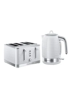 Russell Hobbs Inspire White Kettle & Toaster Bundle 10 Russell Hobbs Inspire White Kettle & Toaster Bundle -Appliance Pro VL0KC SQ2 0000000013 WHITE SLd