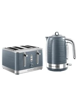 Russell Hobbs Inspire Grey Kettle & Toaster Bundle -Appliance Pro VL0KD SQ2 0000000005 GREY SLd