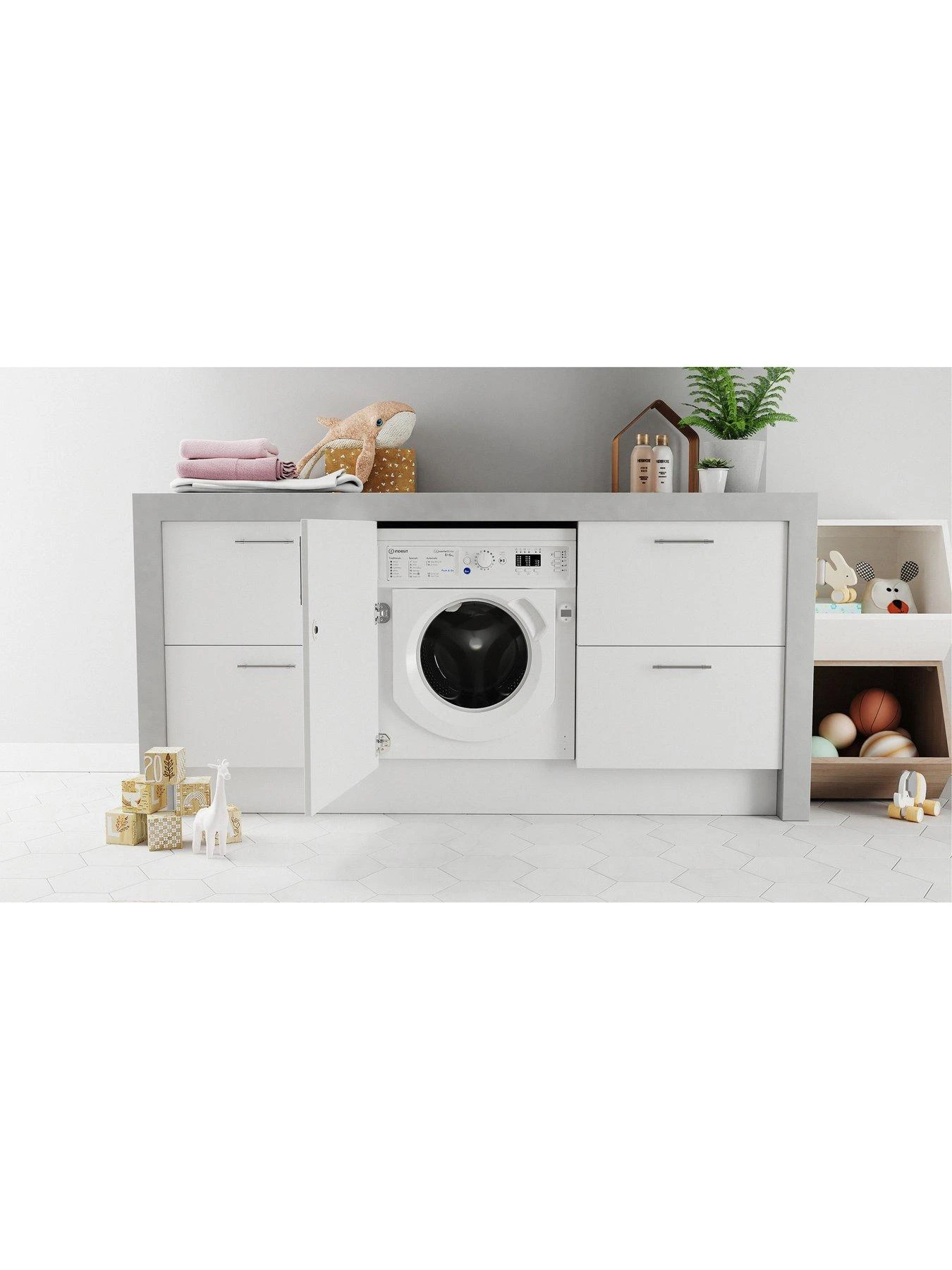 Indesit BIWDIL861485 8kg Integrated Washer Dryer 5 Indesit BIWDIL861485 8kg Integrated Washer Dryer - Image 3