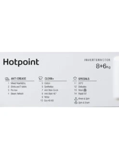 Hotpoint BIWDHG861485 8kg Integrated Washer Dryer -Appliance Pro VLLQJ SQ5 0000000013 WHITE SLd3