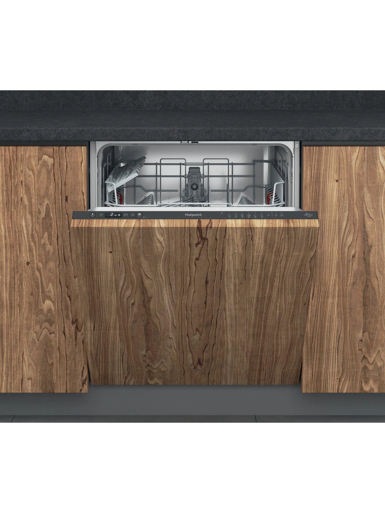 Hotpoint H2IHD526 Fullsize 14 Place Setting Integrated Dishwasher 7 Hotpoint H2IHD526 Fullsize 14 Place Setting Integrated Dishwasher - Image 5