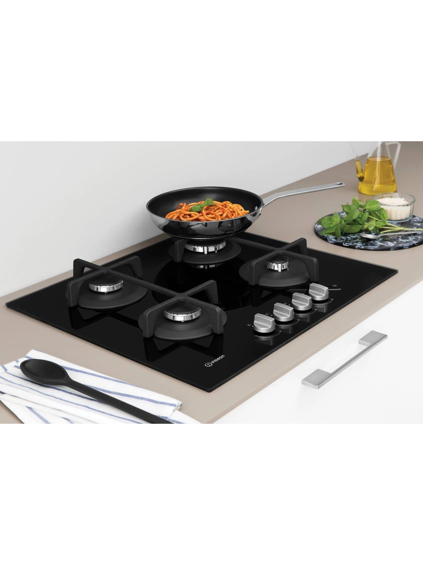 Indesit ING61TBK 60cm Integrated Gas Hob 9 Indesit ING61TBK 60cm Integrated Gas Hob - Image 7