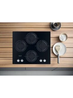 Hotpoint HGS61SBK 60cm Integrated Gas Hob 9 Hotpoint HGS61SBK 60cm Integrated Gas Hob -Appliance Pro VLLS8 SQ3 0000000004 BLACK SLd1