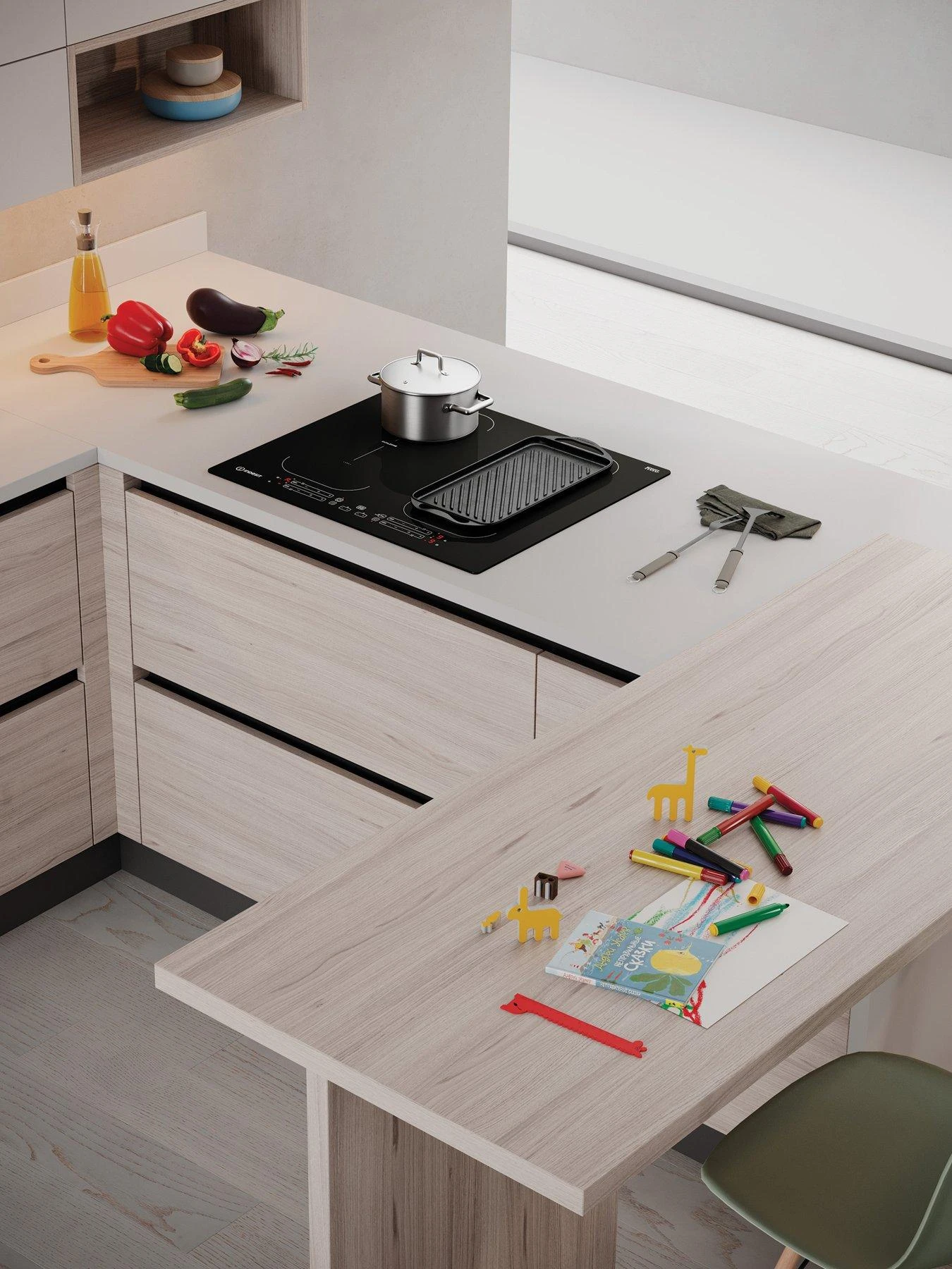 Indesit IB88B60NE 60cm Integrated Induction Hob 6 Indesit IB88B60NE 60cm Integrated Induction Hob - Image 4