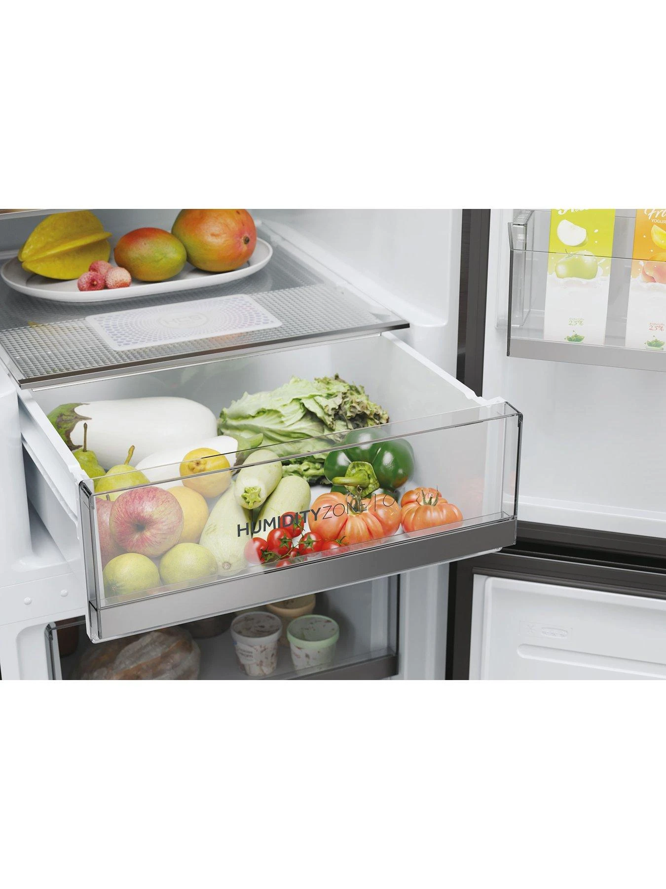 Haier HDW1620DNPK WiFi Connected 60/40 Frost-Free Fridge Freezer, D Rated - Stainless Steel 5 Haier HDW1620DNPK WiFi Connected 60/40 Frost-Free Fridge Freezer, D Rated - Stainless Steel - Image 3