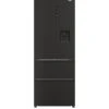 Haier HFR5719EWPB Non-Plumbed Total No Frost American Fridge Freezer With Water Dispenser, E Rated - Slate Black 2 Haier HFR5719EWPB Non-Plumbed Total No Frost American Fridge Freezer With Water Dispenser, E Rated - Slate Black -Appliance Pro VLT8P SQ1 0000000004 BLACK SLf