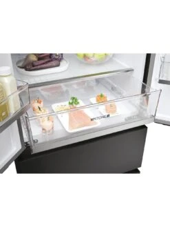 Haier HFR5719EWPB Non-Plumbed Total No Frost American Fridge Freezer With Water Dispenser, E Rated - Slate Black -Appliance Pro VLT8P SQ4 0000000004 BLACK SLd2