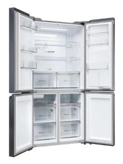 Haier Cube 90 HCR5919EHMB Frost-Free American Fridge Freezer With Plumbed Water Dispenser, E Rated - Black -Appliance Pro VLT8R SQ3 0000000004 BLACK SLd1