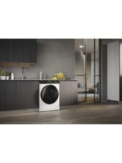 Haier I-Pro Series 5 HWD100-B14959U1 10kg Wash, 6kg Dry, 1400 Spin Washer Dryer, 1400 Rpm, D Rated - White -Appliance Pro VLTAF SQ5 0000000013 WHITE SLd3