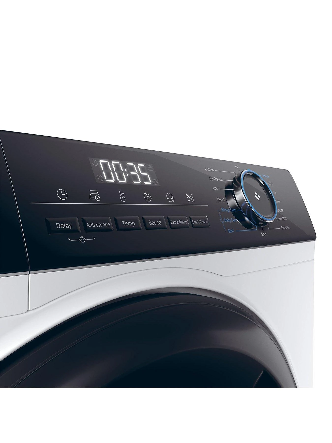 Haier I-Pro Series 3 HW90-B14939 9kg Load, 1400 Spin Washing Machine, A Rated - White 5 Haier I-Pro Series 3 HW90-B14939 9kg Load, 1400 Spin Washing Machine, A Rated - White - Image 3
