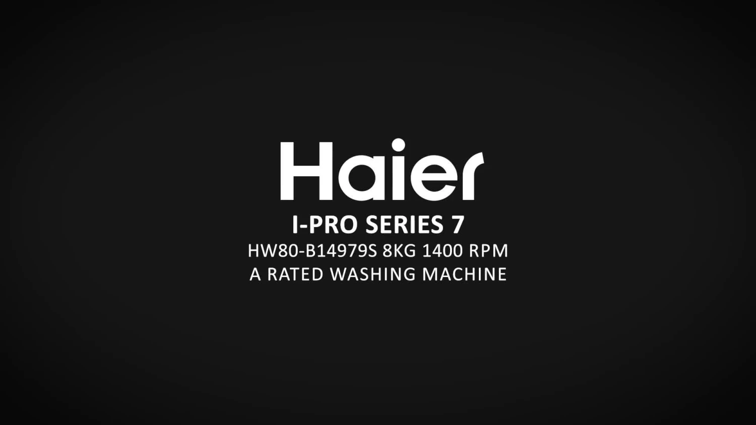Haier I-Pro Series 7 HW80-B14979S 8kg Wash, 1400 Spin Washing Machine, A Rated - Graphite 10 Haier I-Pro Series 7 HW80-B14979S 8kg Wash, 1400 Spin Washing Machine, A Rated - Graphite - Image 8