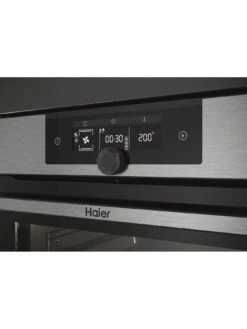 Haier HWO60SM2F9XH 70-Litre i-Turn Series 2 Electric Oven - Pyrolytic/Hydrolytic, 13 Functions, WiFi, A+ Rated - Stainless Steel -Appliance Pro VM9P3 SQ3 0000000166 STAINLESS STEEL SLd1