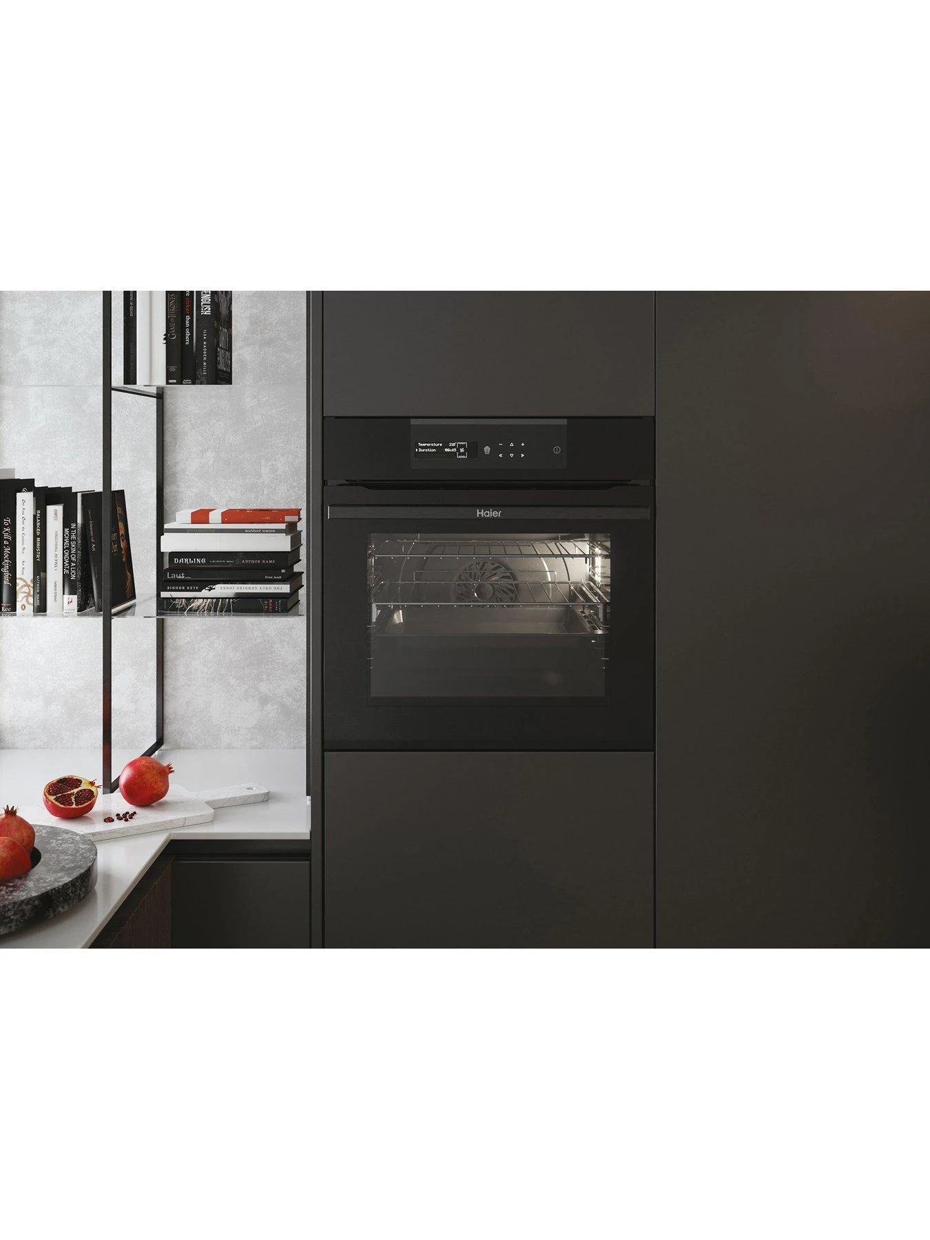 Haier HWO60SM2B3BH 70-litre i-Message Series 2 Electric Oven - Hydrolytic, 9 Functions, Wi-Fi, Class A+ Rated - Black 4 Haier HWO60SM2B3BH 70-litre i-Message Series 2 Electric Oven - Hydrolytic, 9 Functions, Wi-Fi, Class A+ Rated - Black - Image 2