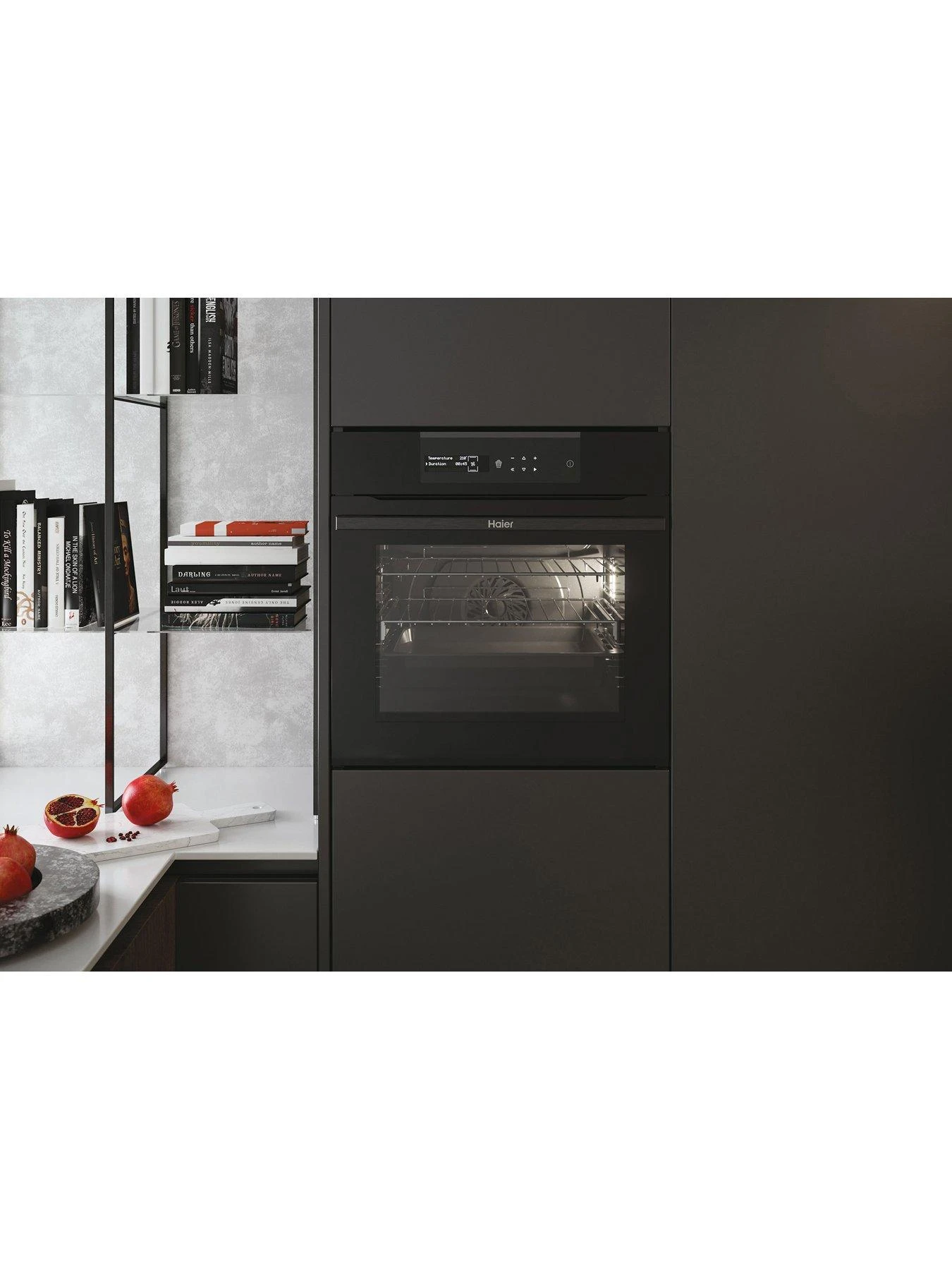 Haier HWO60SM2B9BH 70-litre I-Message Series 2 Electric Oven - Pyrolytic/Hydrolytic, 9 Functions, WiFi, A+Rated - Black 4 Haier HWO60SM2B9BH 70-litre I-Message Series 2 Electric Oven - Pyrolytic/Hydrolytic, 9 Functions, WiFi, A+Rated - Black - Image 2
