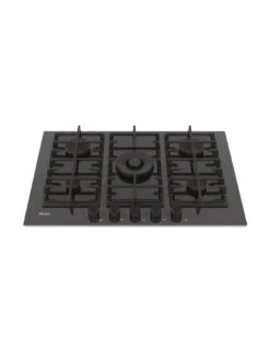 Haier Series 2 HAVG75S2B 75cm Wide Gas Hob, 5 Cooking Zones - Black -Appliance Pro VM9Q1 SQ2 0000000004 BLACK SLd