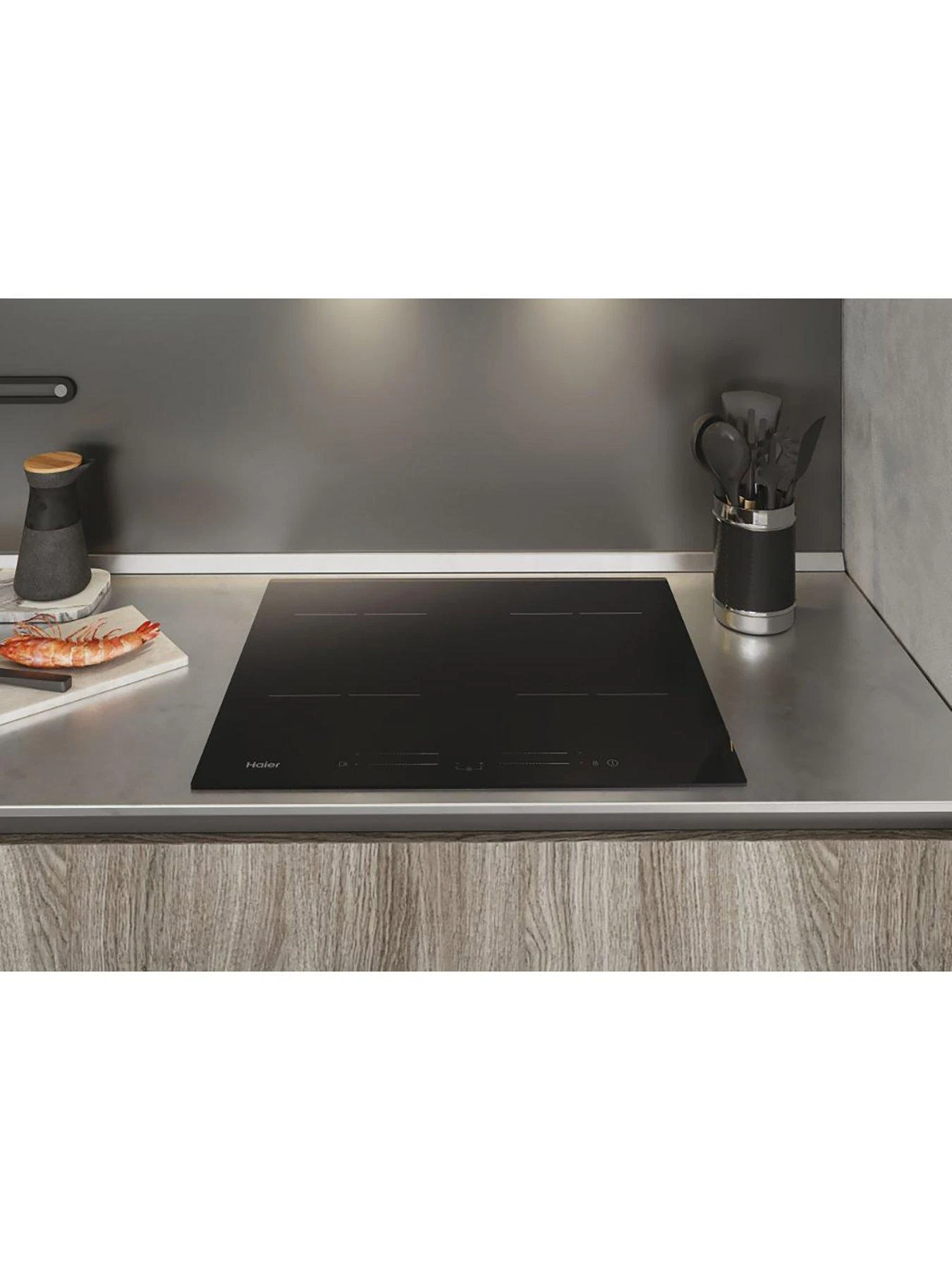 Haier Series 4 HAISJ64MC 59cm Wide Induction Hob, 4 Cooking Zones - Black 6 Haier Series 4 HAISJ64MC 59cm Wide Induction Hob, 4 Cooking Zones - Black - Image 4