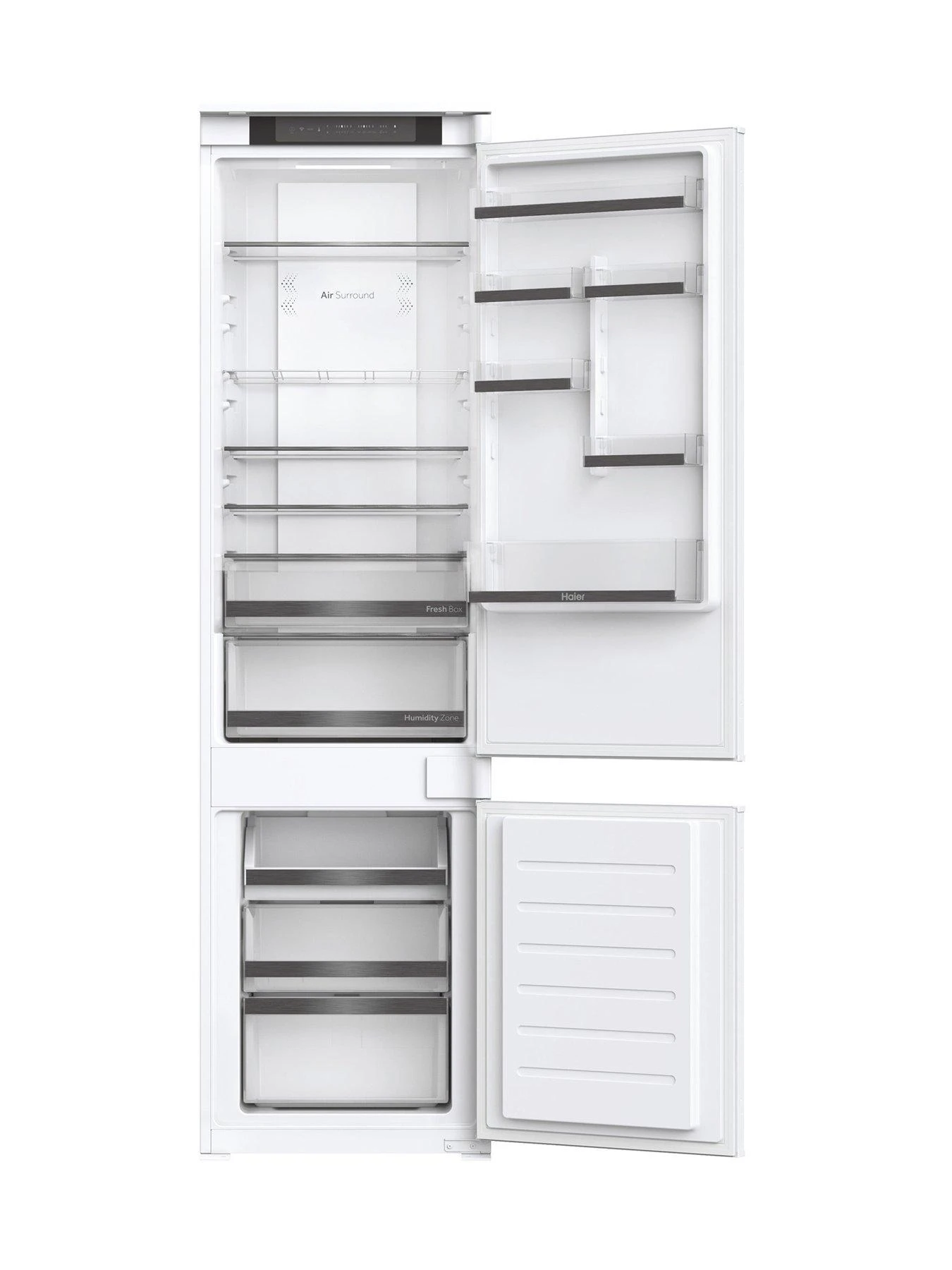 Haier HBW5519EK Integrated 70/30 Frost-Free Fridge Freezer, WiFi Enabled, E Rated - White 4 Haier HBW5519EK Integrated 70/30 Frost-Free Fridge Freezer, WiFi Enabled, E Rated - White - Image 2