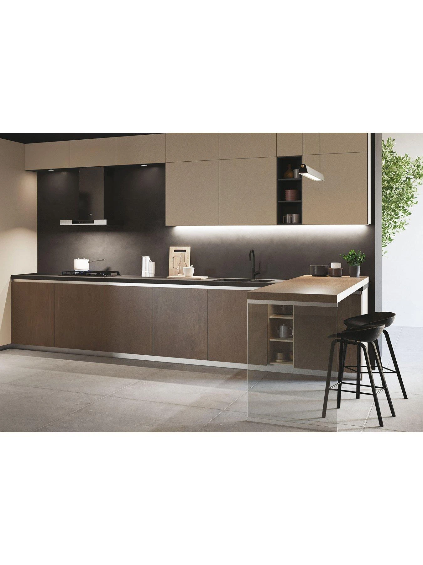 Haier Series 2 I-Link HATS6DS2XWIFI WiFi Connected 60cm Wide Chimney Cooker Hood - Black 7 Haier Series 2 I-Link HATS6DS2XWIFI WiFi Connected 60cm Wide Chimney Cooker Hood - Black - Image 5