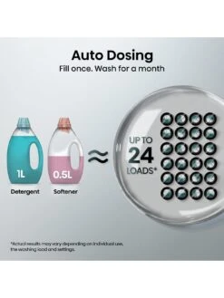 Hisense 5S Series WF5S1045BW 10.5KG 1400rpm Auto Dosing Freestanding Washing Machine -White -Appliance Pro VME1K SQ4 0000000013 WHITE SLd2