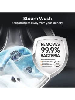 Hisense 5S Series WF5S1045BW 10.5KG 1400rpm Auto Dosing Freestanding Washing Machine -White -Appliance Pro VME1K SQ5 0000000013 WHITE SLd3