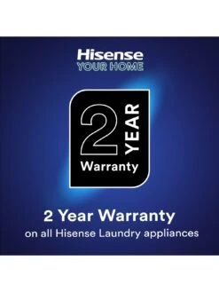 Hisense 5S Series WF5S1045BW 10.5KG 1400rpm Auto Dosing Freestanding Washing Machine -White -Appliance Pro VME1K SQ7 0000000013 WHITE ICf