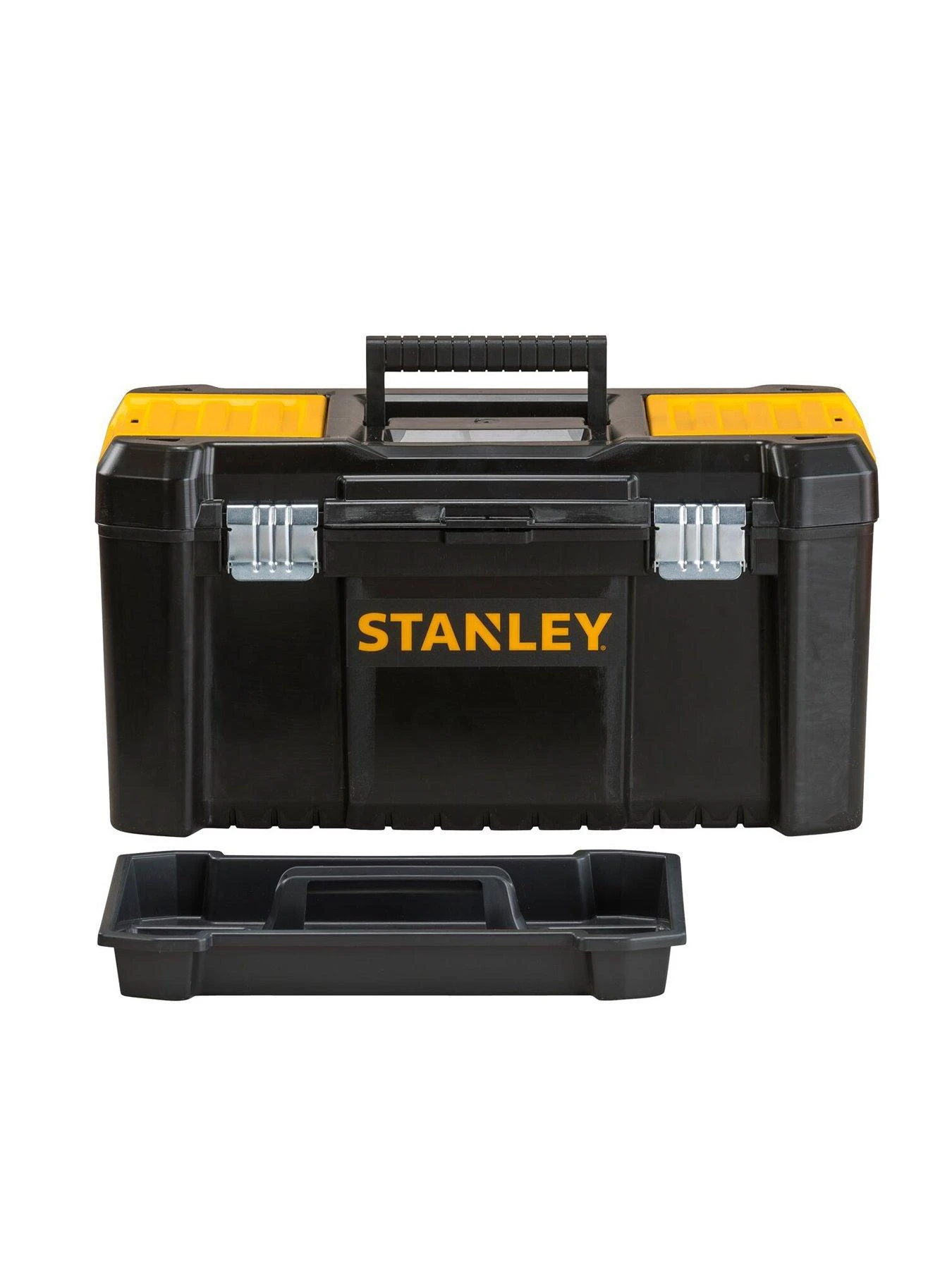 Stanley FatMax STST1-75521 Essential 19-inch Toolbox With Metal Latches - Black/Yellow 5 Stanley FatMax STST1-75521 Essential 19-inch Toolbox With Metal Latches - Black/Yellow - Image 3