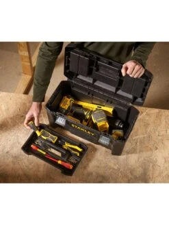 Stanley FatMax STST1-75521 Essential 19-inch Toolbox With Metal Latches - Black/Yellow 13 Stanley FatMax STST1-75521 Essential 19-inch Toolbox With Metal Latches - Black/Yellow -Appliance Pro VNBSW SQ5 0000000099 N A SLd3