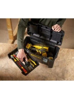 Stanley FatMax STST1-75521 Essential 19-inch Toolbox With Metal Latches - Black/Yellow 15 Stanley FatMax STST1-75521 Essential 19-inch Toolbox With Metal Latches - Black/Yellow -Appliance Pro VNBSW SQ7 0000000099 N A SLd5