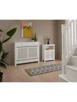 Lloyd Pascal Caspian White Medium Rad Cover With 2 Drawer 10 Lloyd Pascal Caspian White Medium Rad Cover With 2 Drawer -Appliance Pro VND4C SQ3 0000000013 WHITE SLd