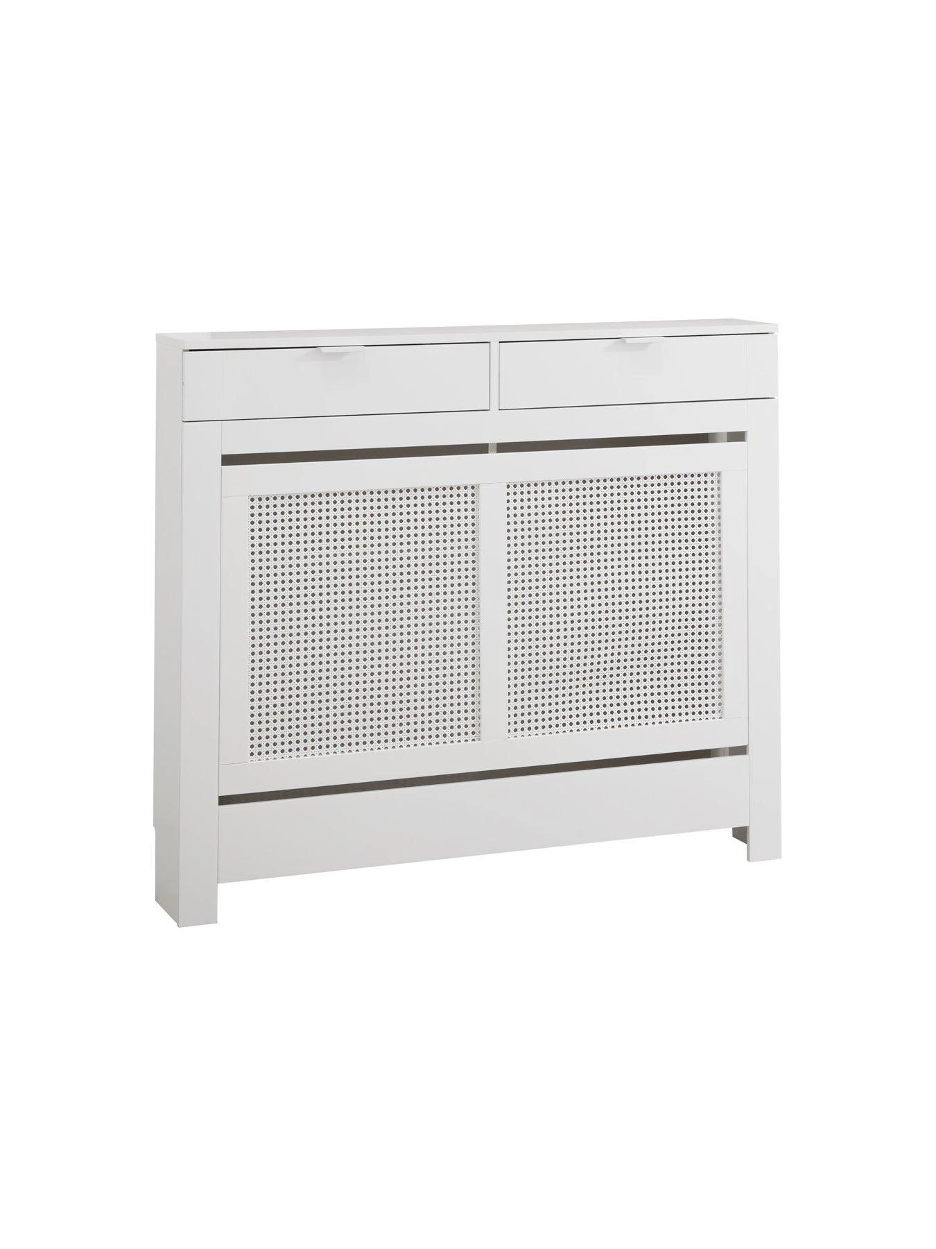 Lloyd Pascal Caspian White Medium Rad Cover With 2 Drawer 6 Lloyd Pascal Caspian White Medium Rad Cover With 2 Drawer - Image 4