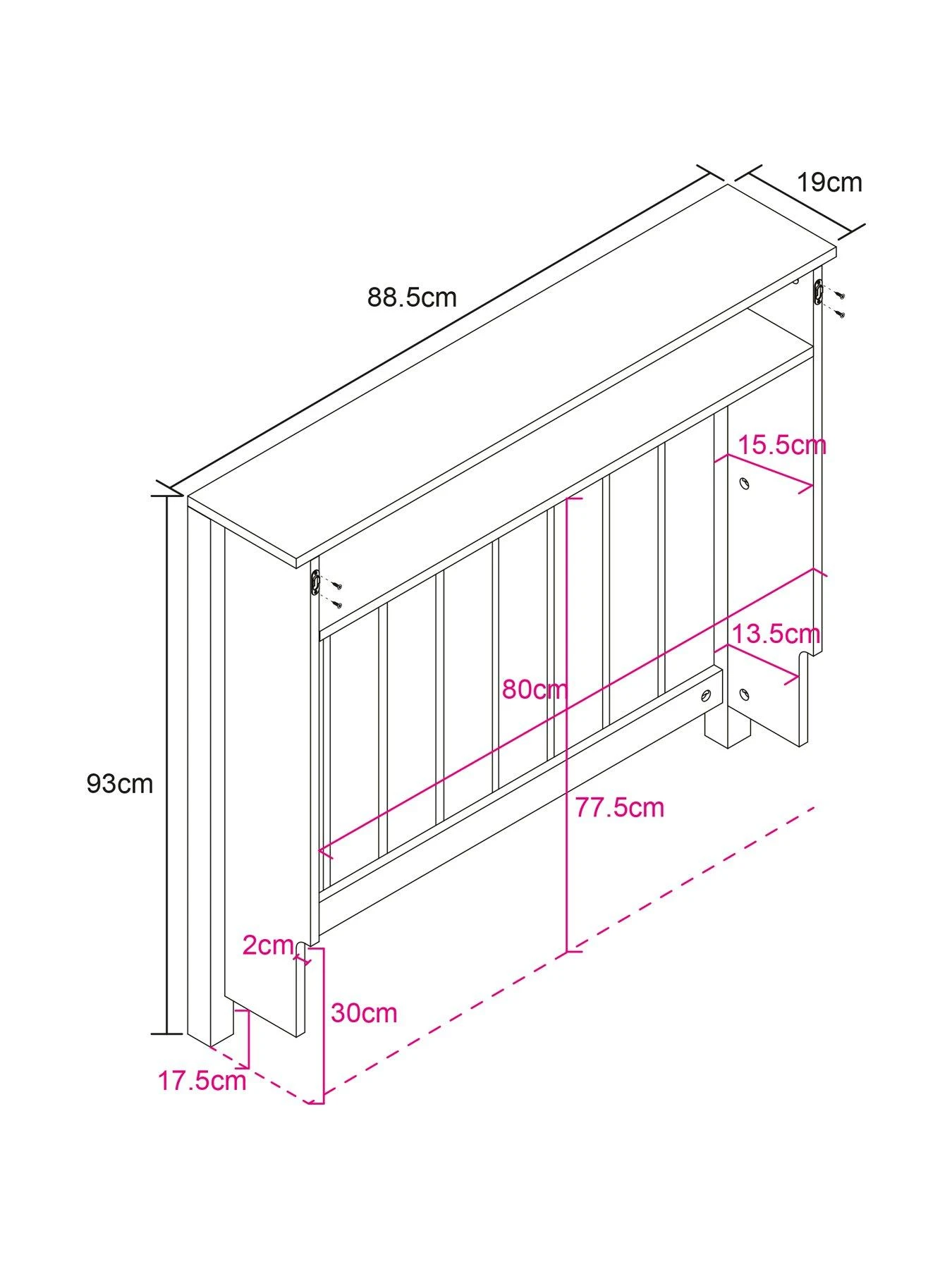Lloyd Pascal Linley Mini Radiator Cover With 1 Drawer 8 Lloyd Pascal Linley Mini Radiator Cover With 1 Drawer - Image 6