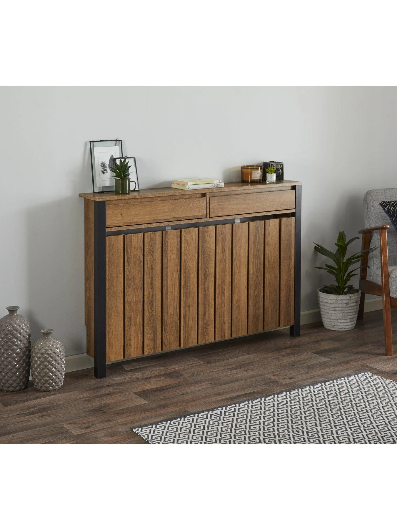 Lloyd Pascal Linley Medium Radiator Cover With 2 Drawers 5 Lloyd Pascal Linley Medium Radiator Cover With 2 Drawers - Image 3