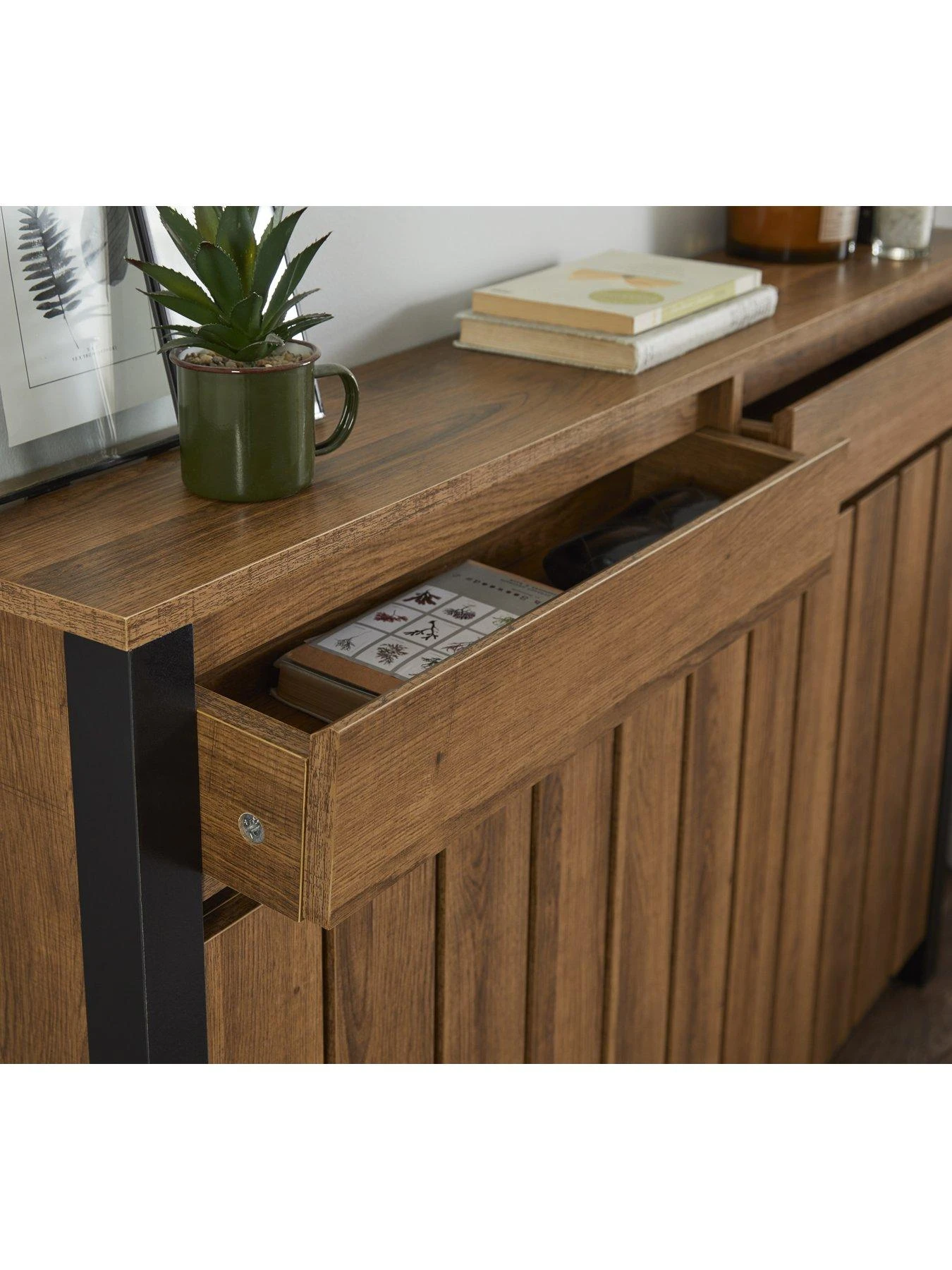 Lloyd Pascal Linley Medium Radiator Cover With 2 Drawers 6 Lloyd Pascal Linley Medium Radiator Cover With 2 Drawers - Image 4