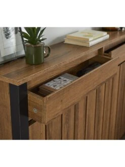 Lloyd Pascal Linley Large Radiator Cover With 2 Drawers -Appliance Pro VND4G SQ4 0000000143 BROWN SLd1