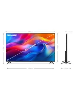 Sharp 70 Inch, 4K Ultra HD, Android TV -Appliance Pro VNPW8 SQ5 0000000004 BLACK SLd1