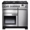 Rangemaster Professional Deluxe PDL90DFFSS/C 90cm Wide Dual Fuel Range Cooker - Stainless Steel - A/A Rated -Appliance Pro VNQVE SQ1 0000000166 STAINLESS STEEL SLf