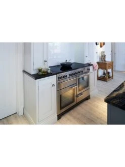 Rangemaster Professional Deluxe PDL110EISS/C 110cm Wide Electric Range Cooker With Induction Hob - Stainless Steel / Chrome - A/A Rated -Appliance Pro VNQVK SQ5 0000000166 STAINLESS STEEL SLd3