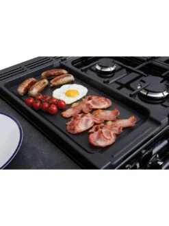 Rangemaster Professional Deluxe PDL90DFFGB/C 90cm Wide Dual Fuel Range Cooker - Black - A/A Rated -Appliance Pro VNQVL SQ4 0000000004 BLACK SLd2