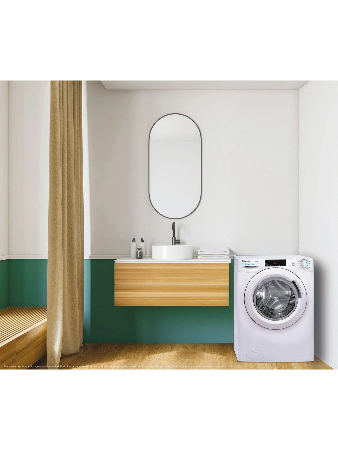 Candy CS1410TWE 10kg 1400 Spin Washing Machine - White 8 Candy CS1410TWE 10kg 1400 Spin Washing Machine - White - Image 6